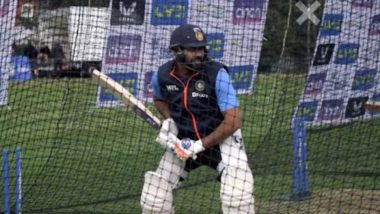 Rohit Sharma Hits the Nets After Recovering From COVID-19, Trains With Ravi Ashwin Ahead of England Limited-Overs Series (Watch Video)